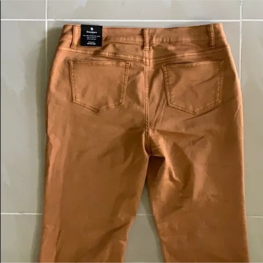 Plus Size Straight Leg All Day Stretch Color Jeans - Picture 4 of 4